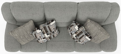 Trifecta - Sofa With 3 Recliners and Drop Down Table - Hornell Furniture Outlet