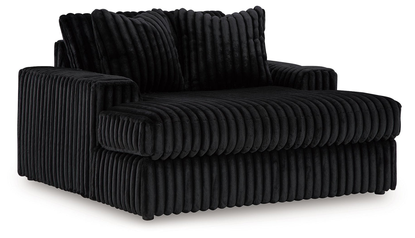 Midnight - Madness - Oversized Chaise - Hornell Furniture Outlet