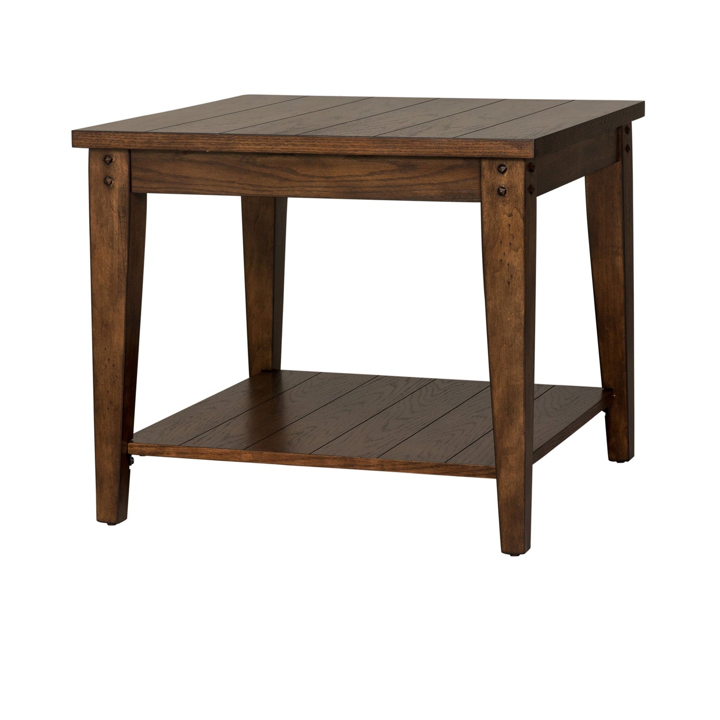 Lake House - Square Lamp Table - Hornell Furniture Outlet