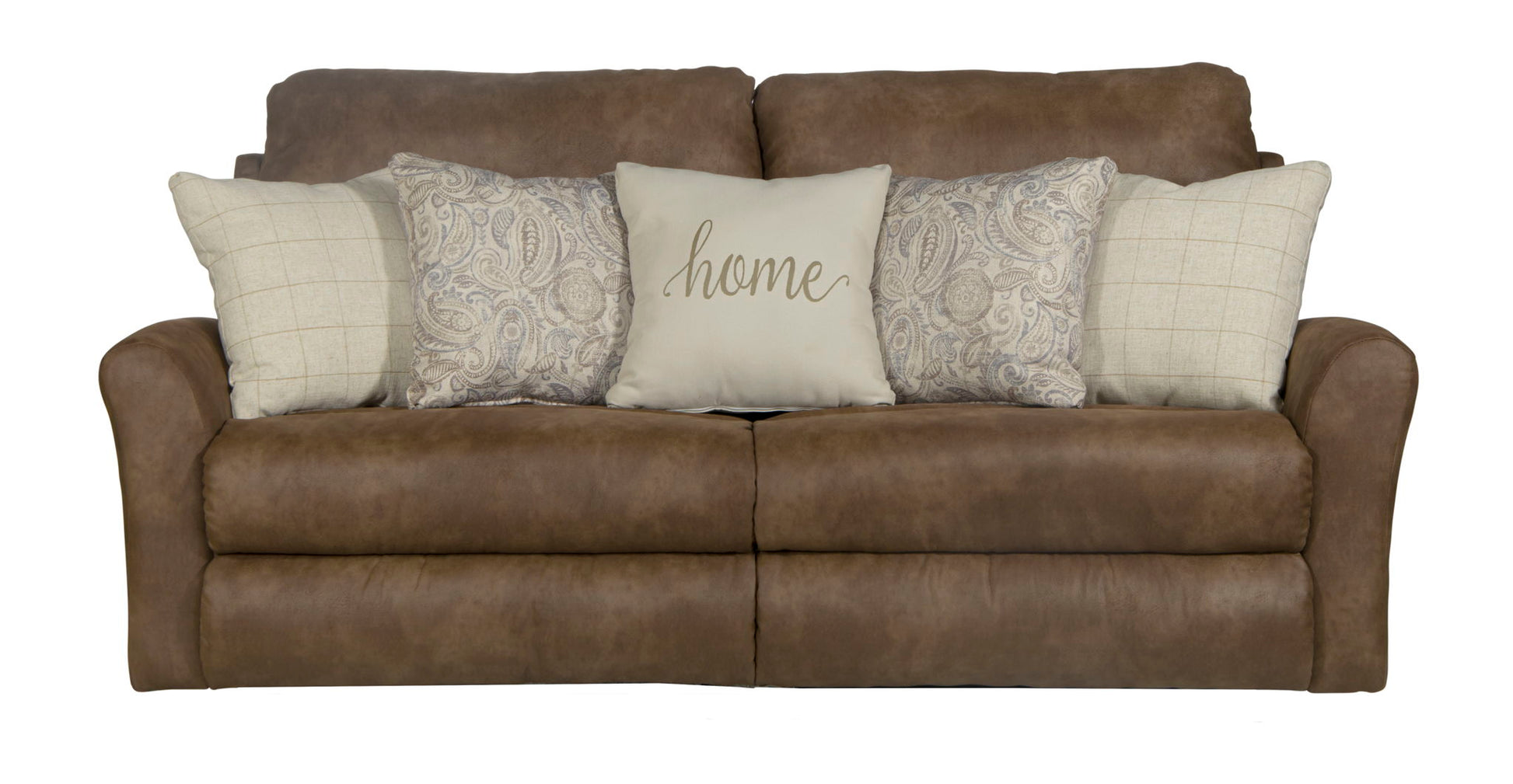Justine - Lay Flat Reclining Sofa - Burlap - Hornell Furniture Outlet