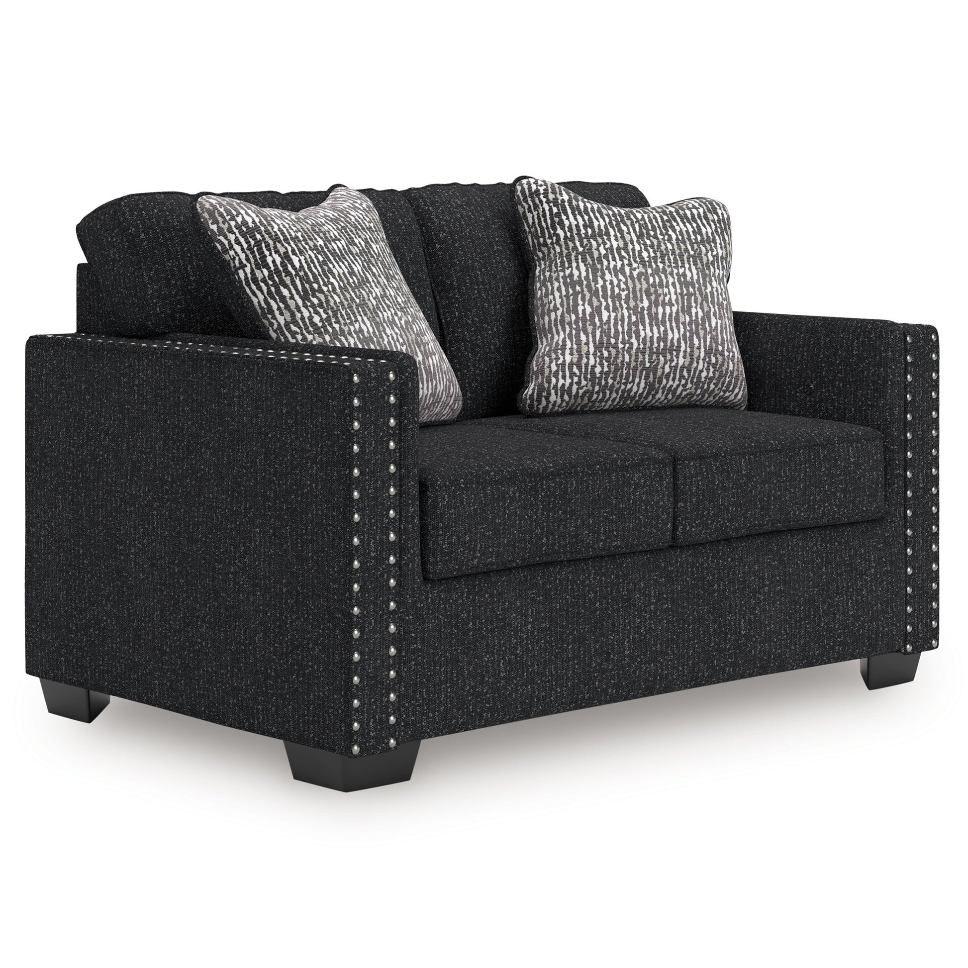 Jasmine Peaks - Coal - Loveseat - Hornell Furniture Outlet