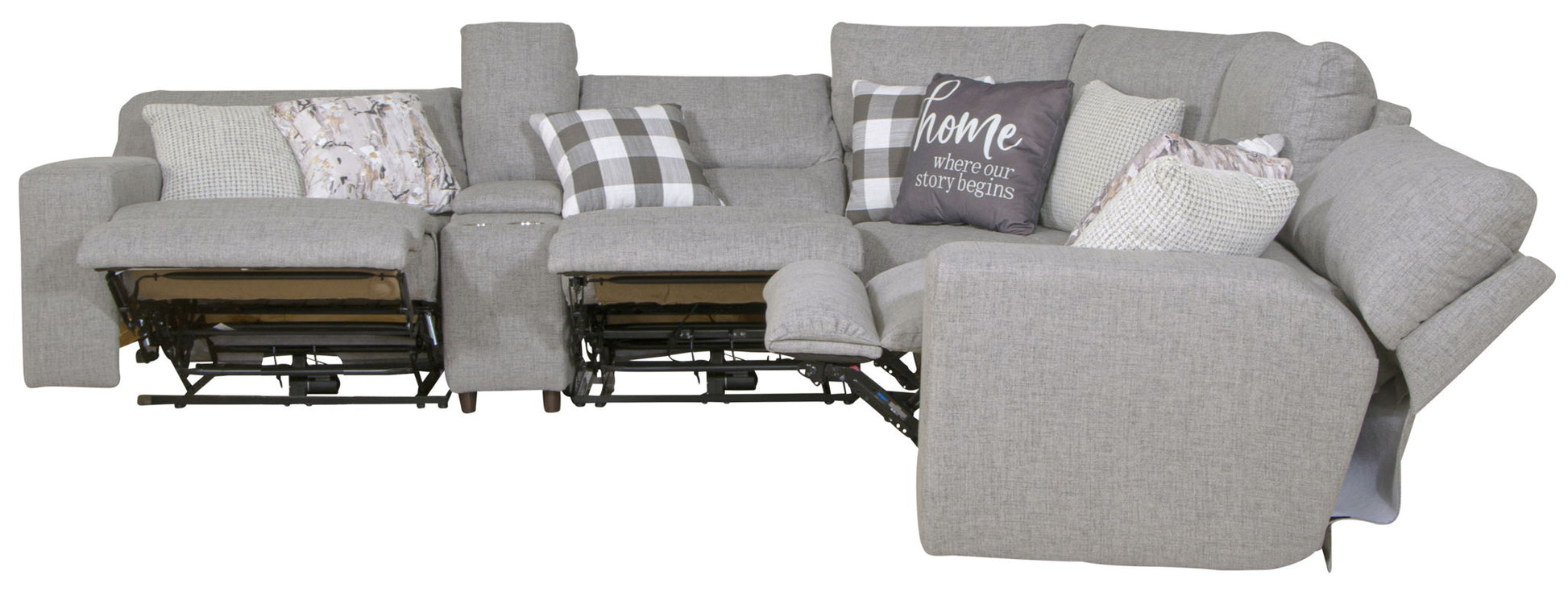 Rockport - Reclining Sectional - Hornell Furniture Outlet