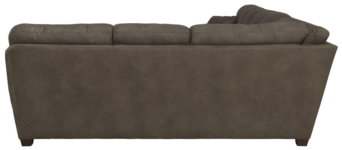 Royce - Sectional With Cocktail Ottoman - Hornell Furniture Outlet