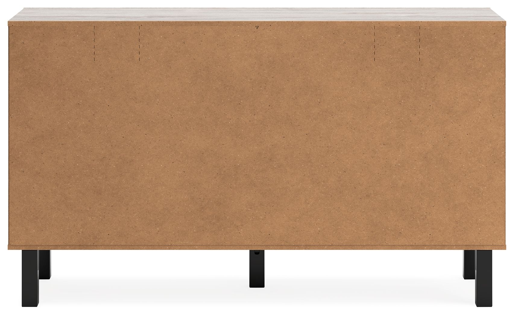 Vessalli - Black / Gray - Six Drawer Dresser - Hornell Furniture Outlet