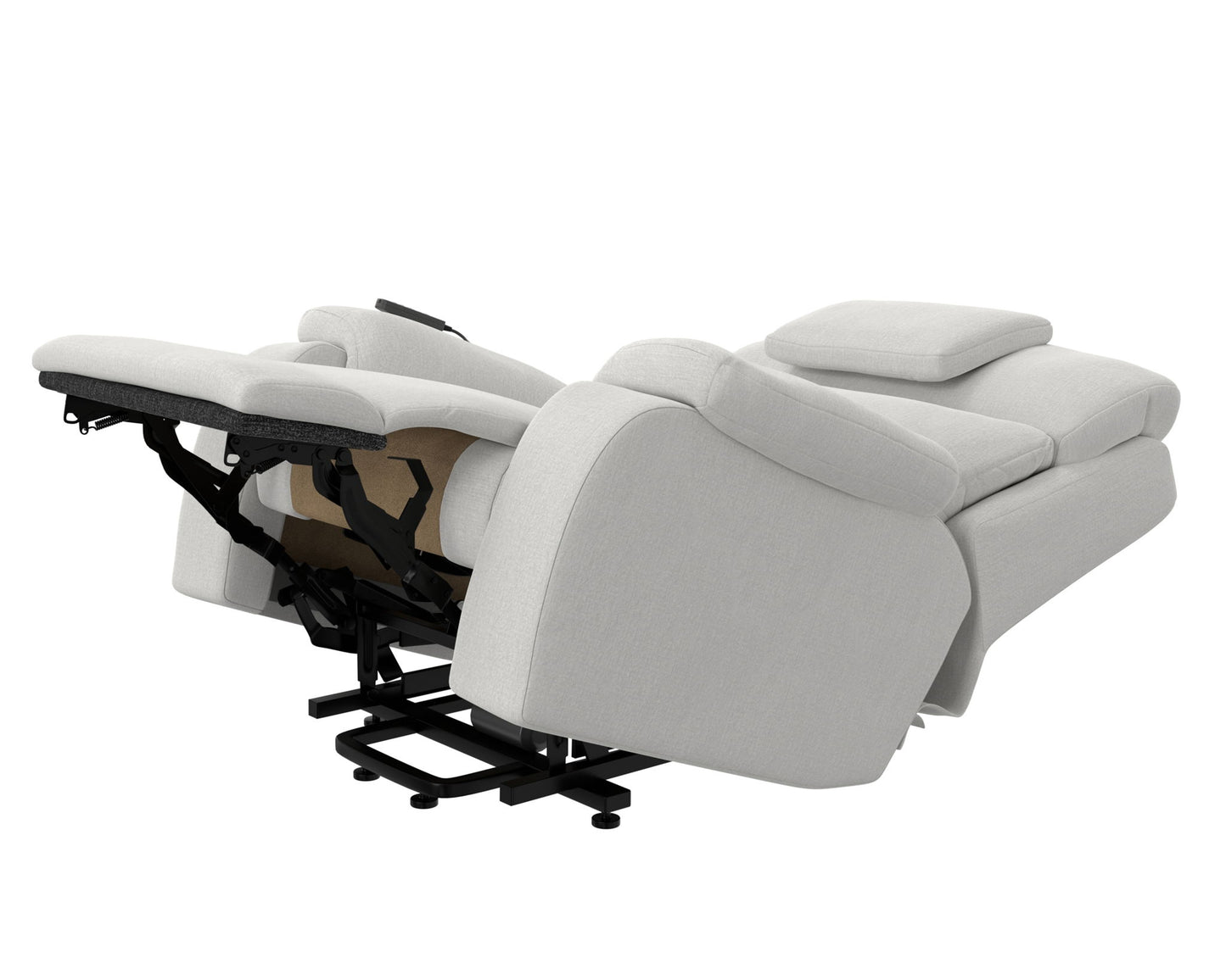 Snoozer - Power Lift Power Headrest Lay Flat Recliner With CR3 Heat / Massage / Zero Gravity - Hornell Furniture Outlet