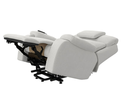 Snoozer - Power Lift Power Headrest Lay Flat Recliner With CR3 Heat / Massage / Zero Gravity - Hornell Furniture Outlet