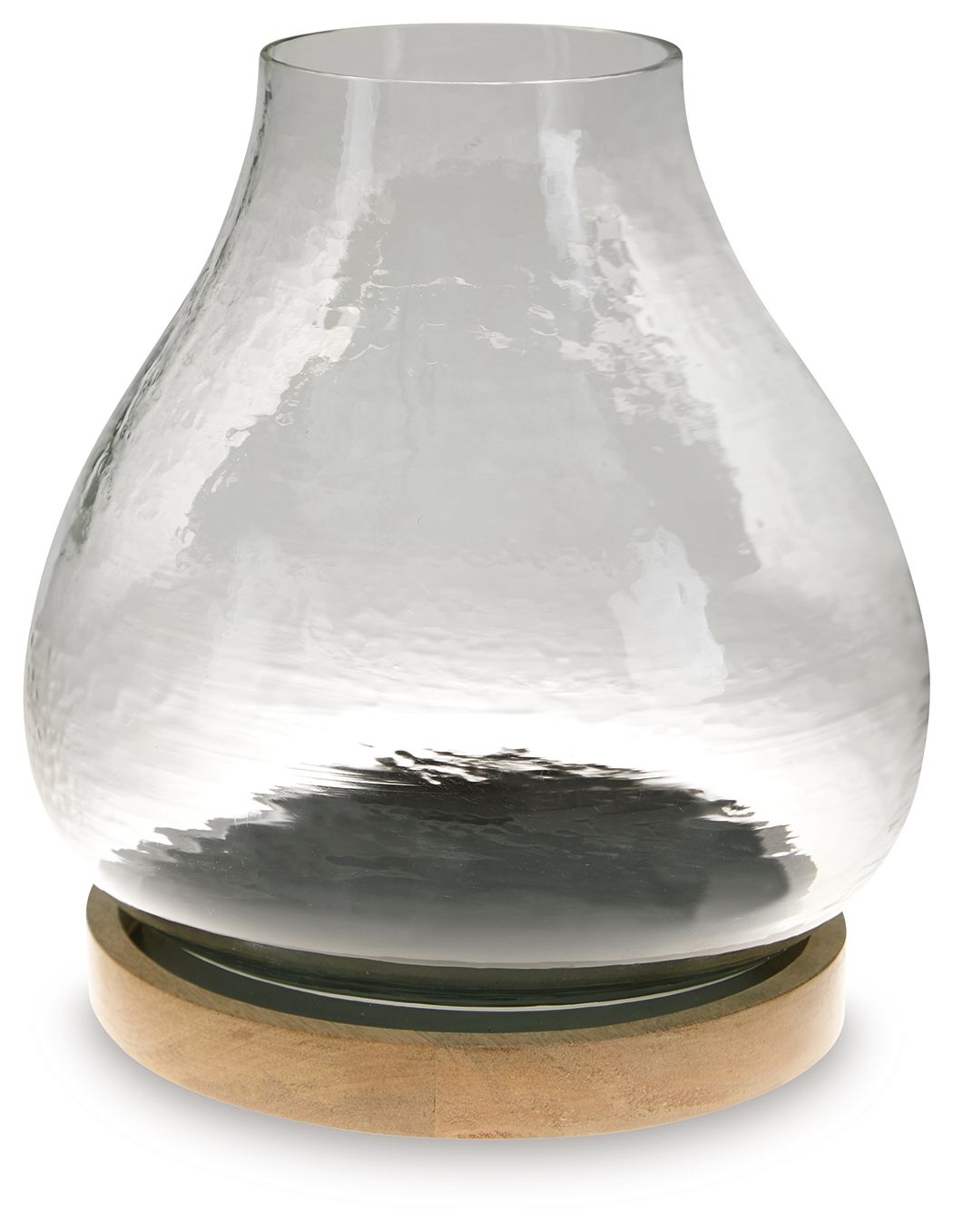 Adalisen - Clear / Brown - Candle Holder - Hornell Furniture Outlet