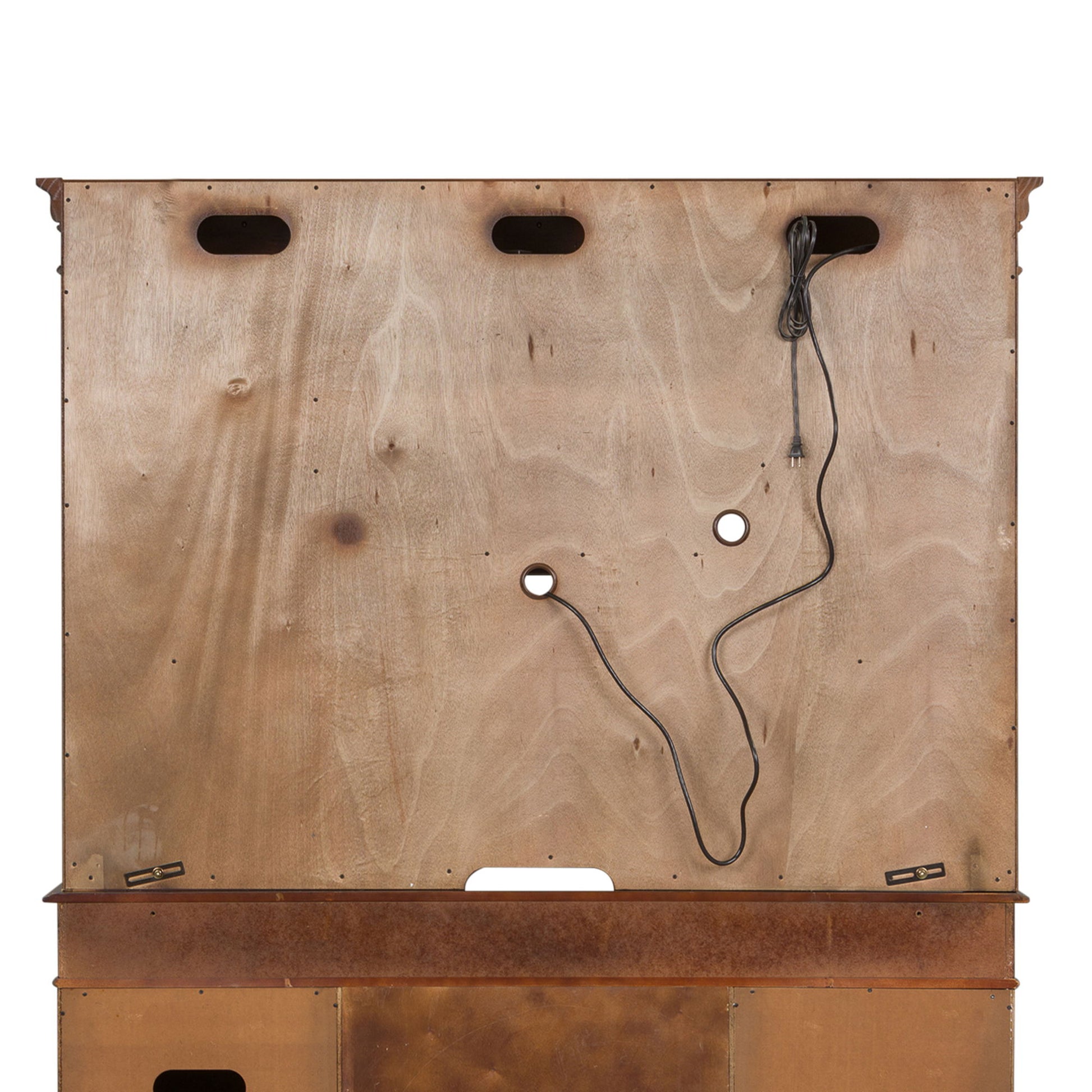 Brayton Manor - Jr Executive Credenza Hutch - Dark Brown - Hornell Furniture Outlet