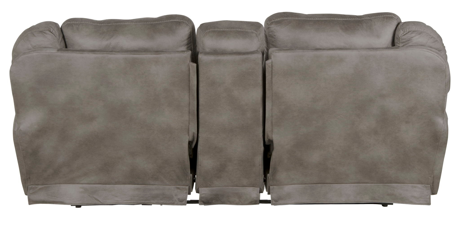 Ferrington - Power Lay Flat Reclining Console Loveseat with Power Adjustable Headrest & Lumbar - Hornell Furniture Outlet