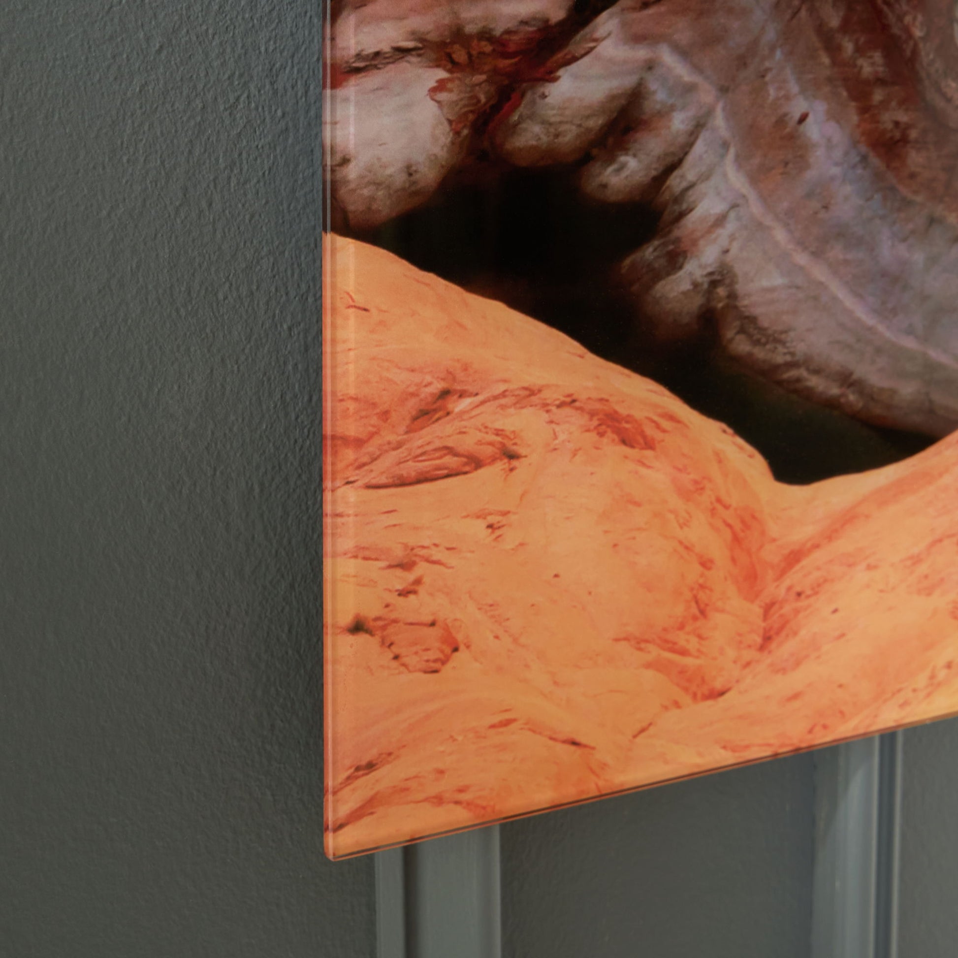 Deemsdon - Blue / Amber - Wall Art - Hornell Furniture Outlet