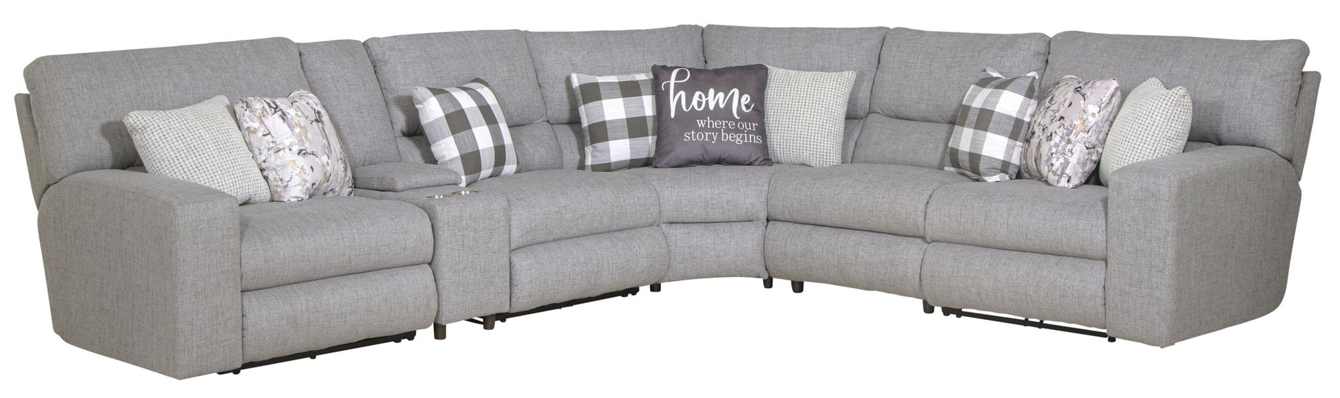 Rockport - Reclining Sectional - Hornell Furniture Outlet