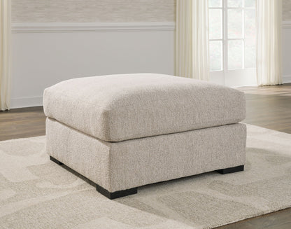 Ballyton - Sand - Oversized Accent Ottoman - Hornell Furniture Outlet