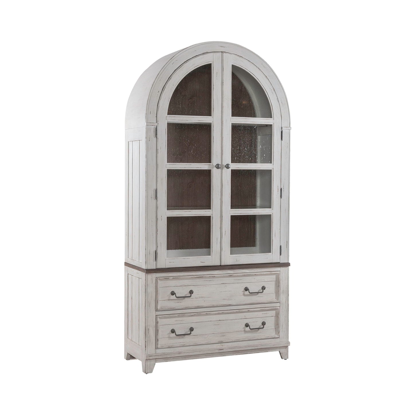 River Place - Curio Cabinet - White - Hornell Furniture Outlet