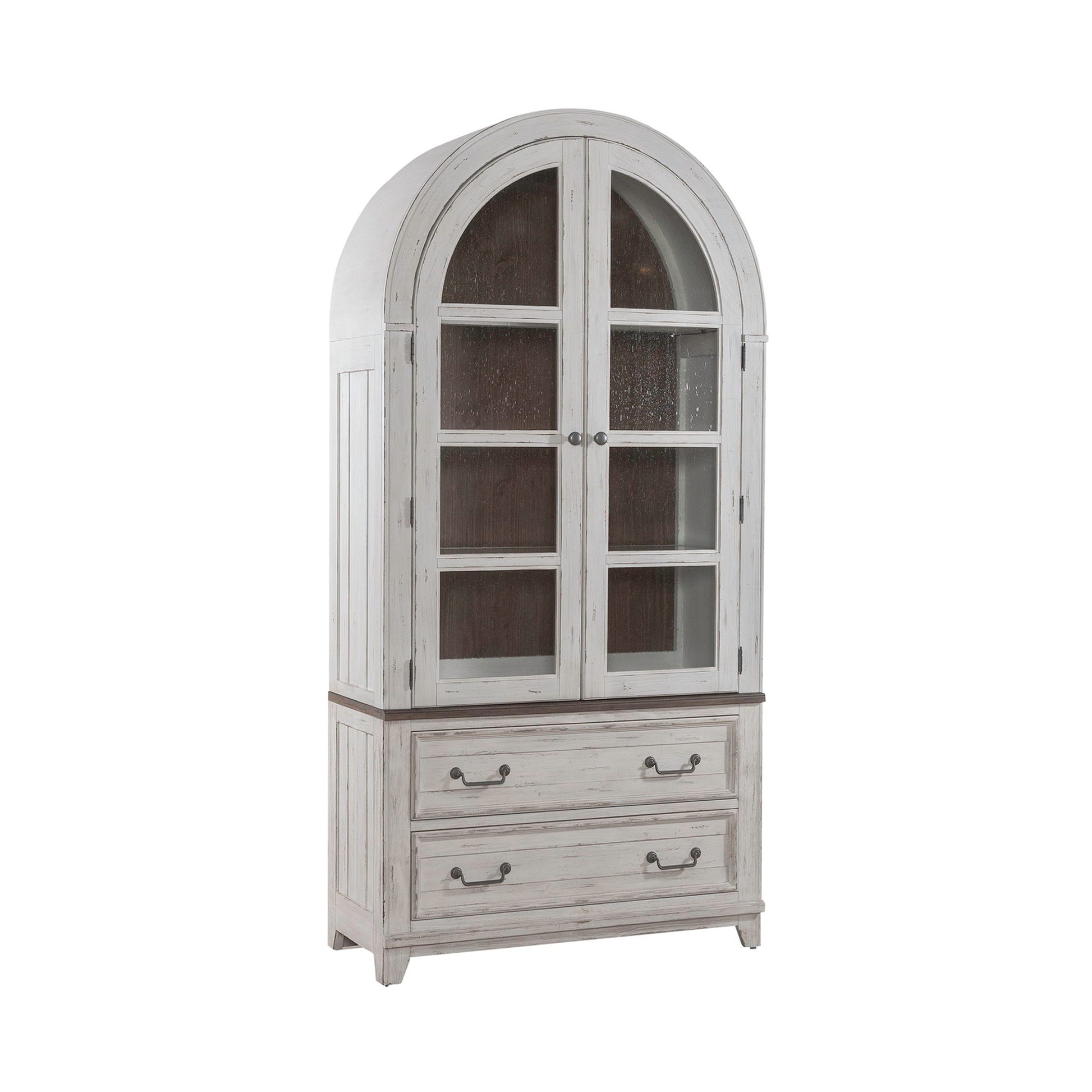 River Place - Curio Cabinet - White - Hornell Furniture Outlet
