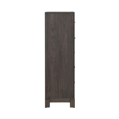 Modern Edge - 5 Drawer Chest - Brown - Hornell Furniture Outlet