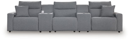 ModMax II - Salt And Pepper - Reclining Sectional - Hornell Furniture Outlet