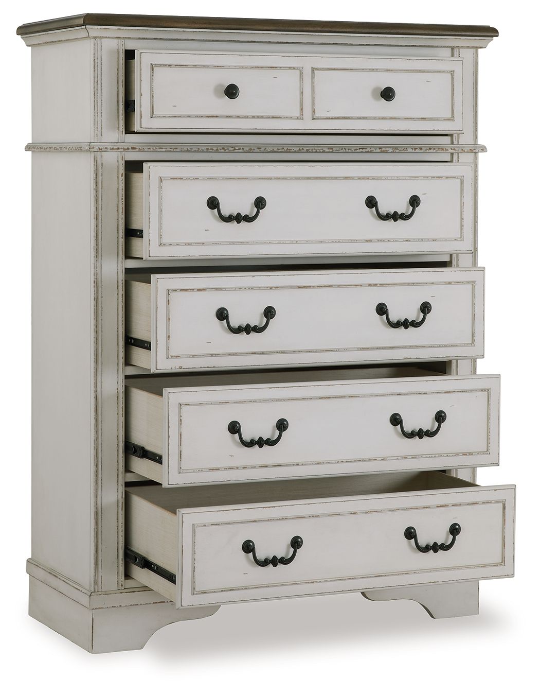 Blendon - Two - tone - Five Drawer Chest - Hornell Furniture Outlet