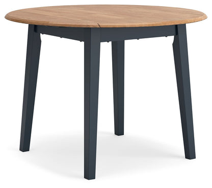 Gesthaven - Round Dining Room Drop Leaf Table Set - Hornell Furniture Outlet