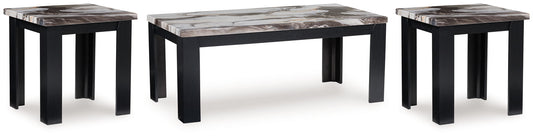 Jazmore - Dark Brown - Occasional Table Set (Set of 3) - Hornell Furniture Outlet