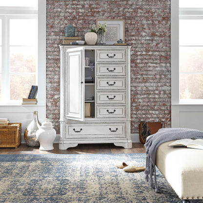 Magnolia Manor - Master Chest - White - Hornell Furniture Outlet