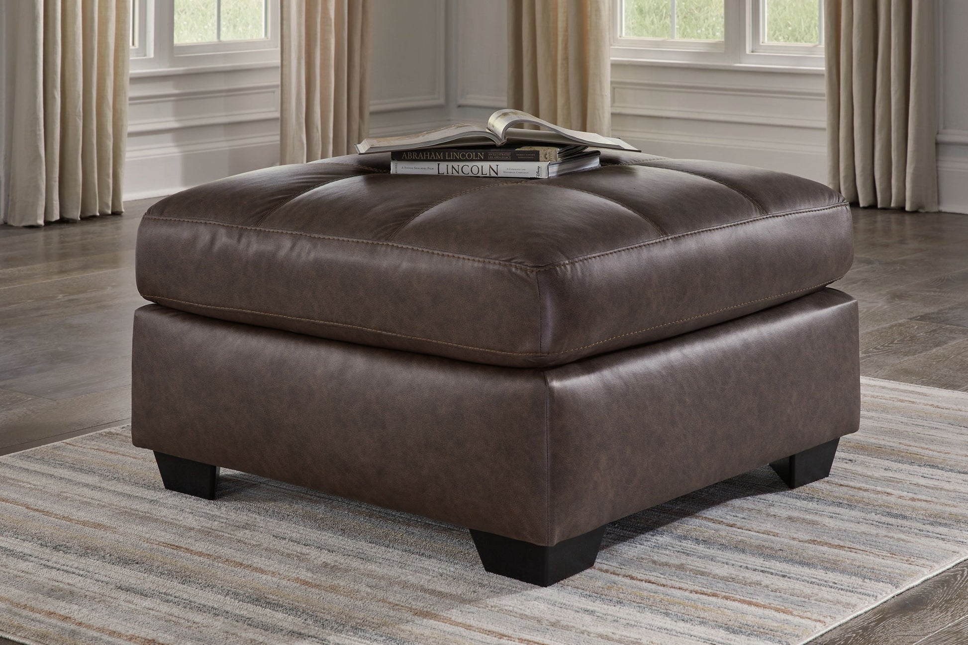 Barlin Mills - Oversized Accent Ottoman - Hornell Furniture Outlet
