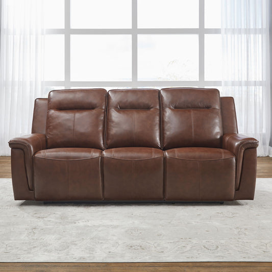 Avery - Sofa P2 - Cognac - Hornell Furniture Outlet