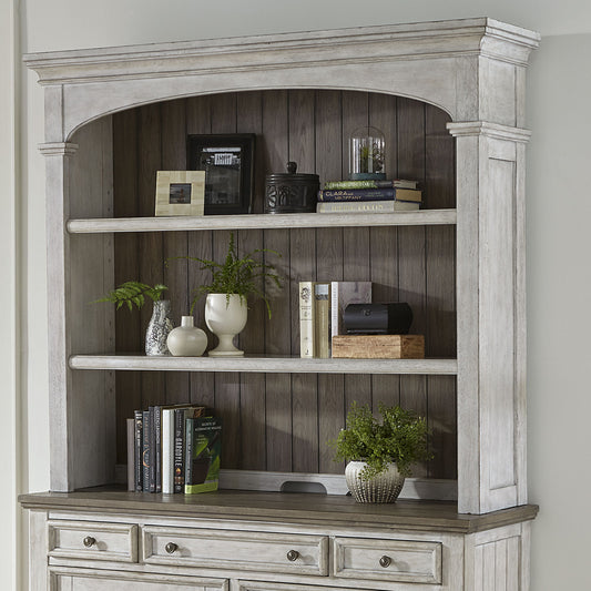 Heartland - Credenza Hutch - White - Hornell Furniture Outlet