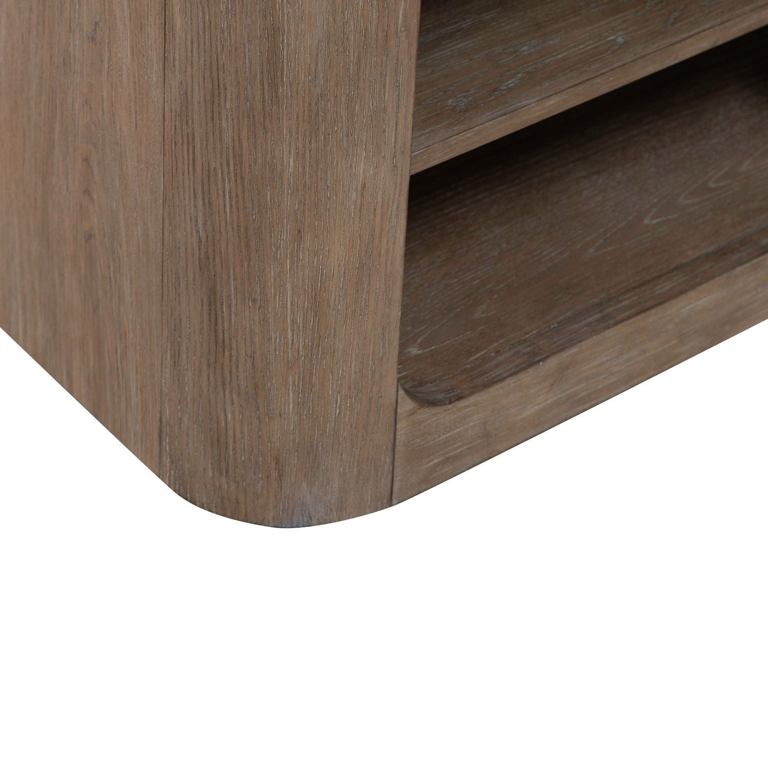 South Bend - Open Nightstand With Charging Station - Brown - Hornell Furniture Outlet