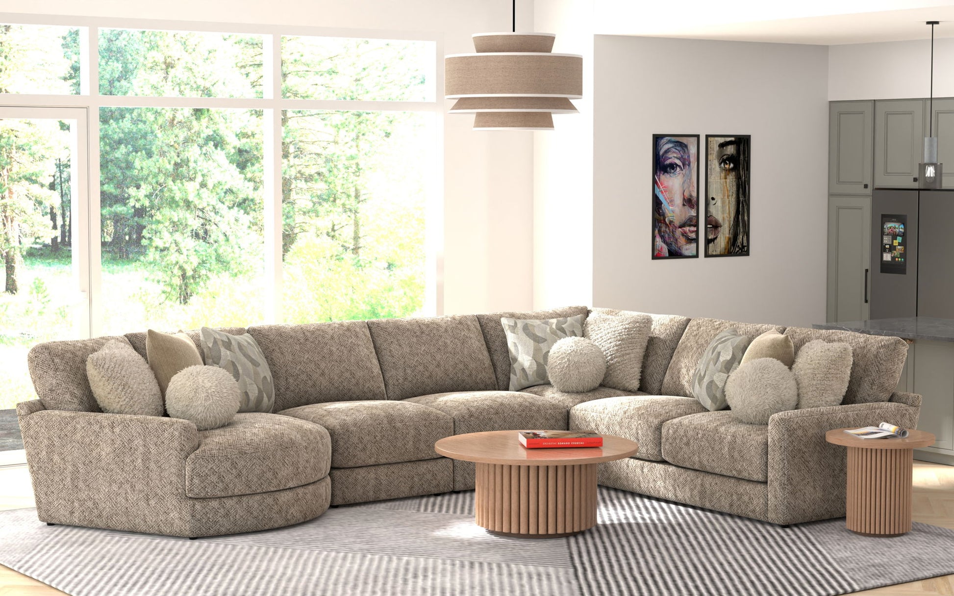 Turner - Sectional - Hornell Furniture Outlet