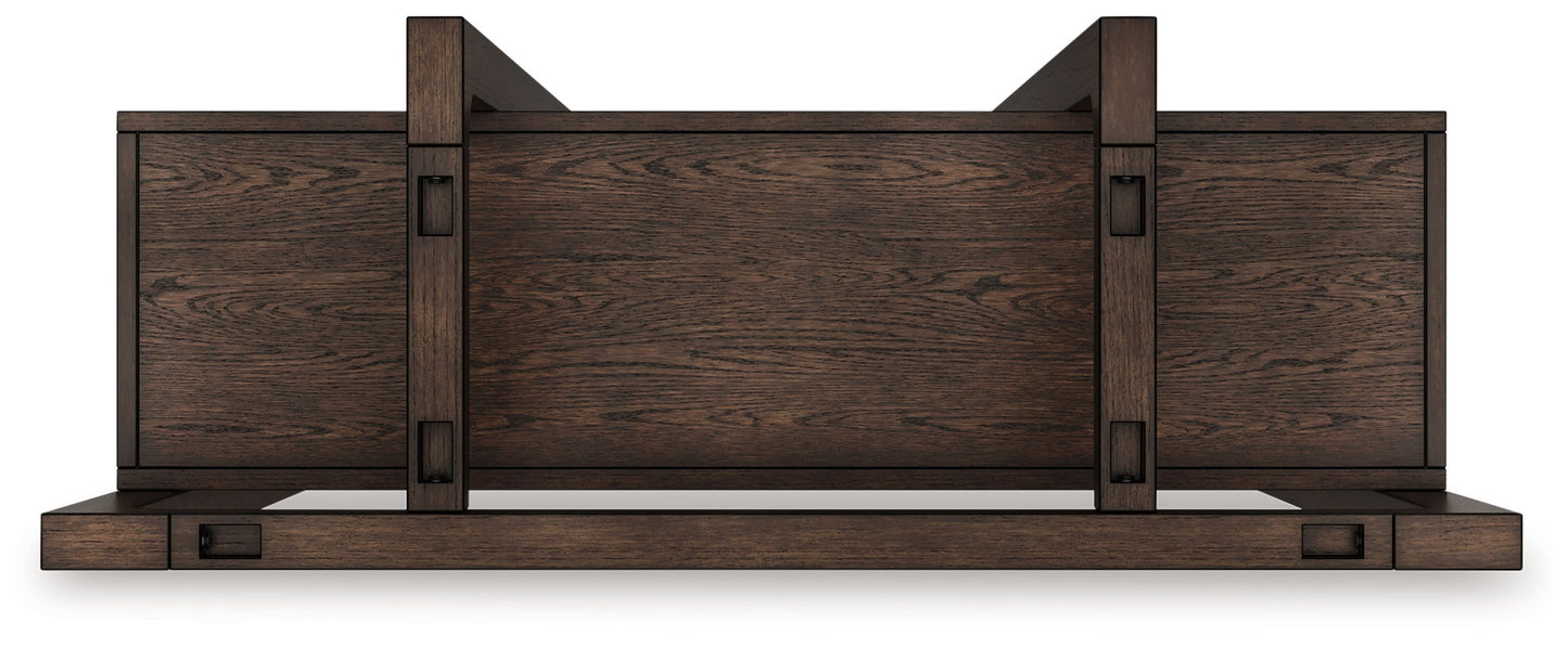 Breckington - Dark Brown - Bookcase - Hornell Furniture Outlet