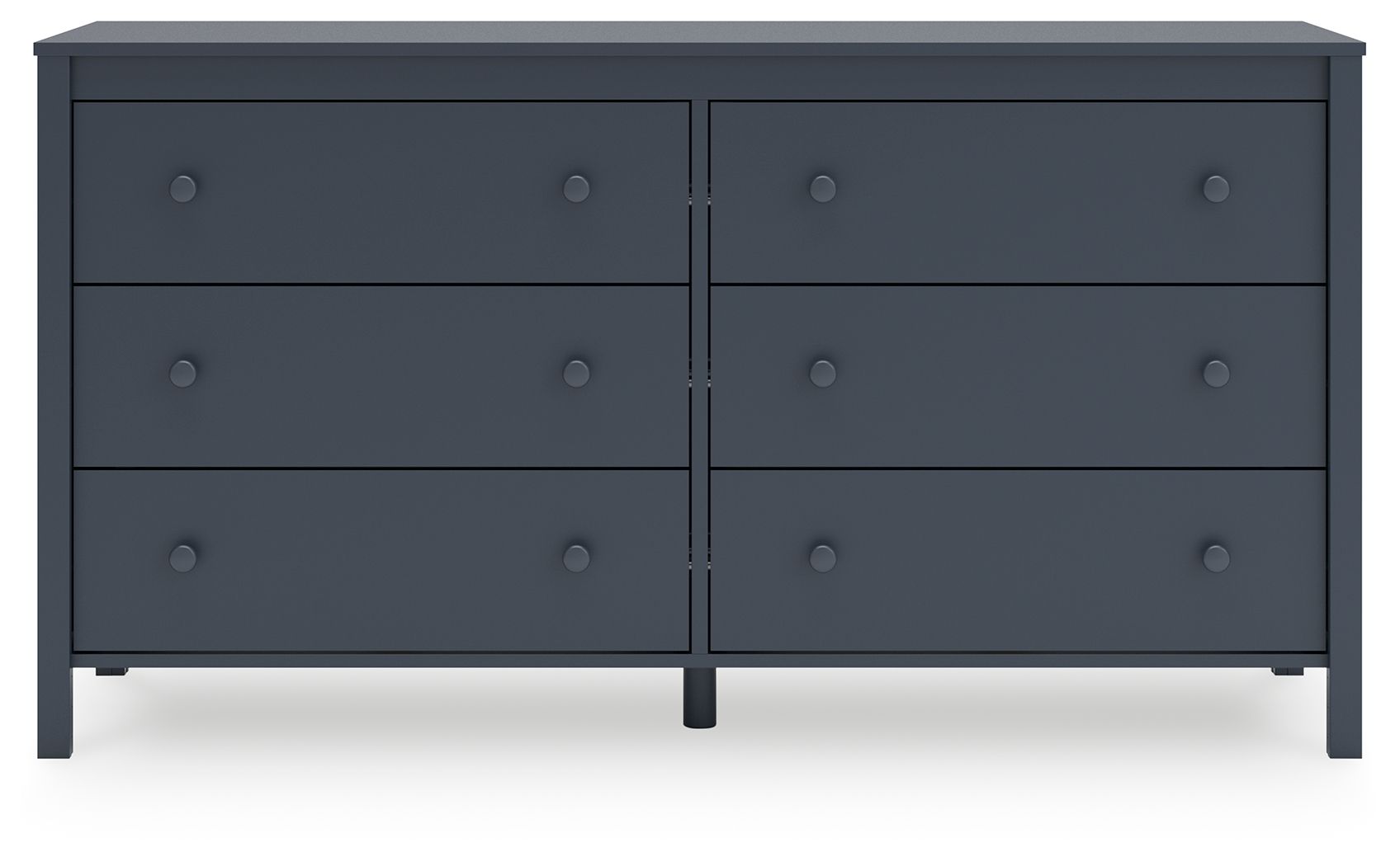 Simmenfort - Navy Blue - Six Drawer Dresser - Hornell Furniture Outlet