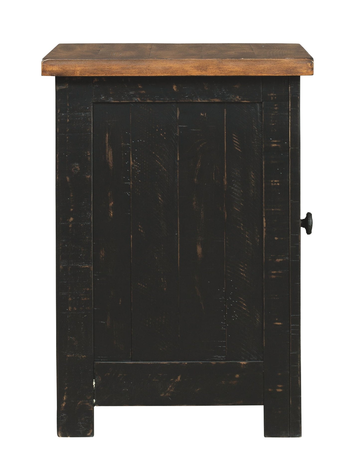 Valebeck - Black / Brown - Chair Side End Table - Hornell Furniture Outlet