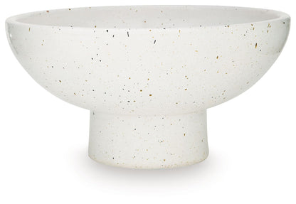 Dallinworth - White / Black - Bowl - Hornell Furniture Outlet