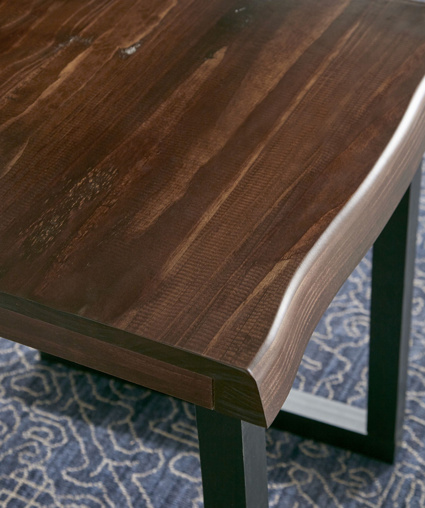 Jennings - Live Edge Cocktail - Brown - Hornell Furniture Outlet