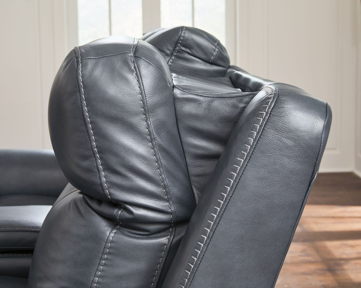 Next Move - Power Reclining Loveseat With Console / Adjustable Headrest - Hornell Furniture Outlet