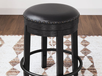 Valebeck - Upholstered Swivel Stool - Hornell Furniture Outlet