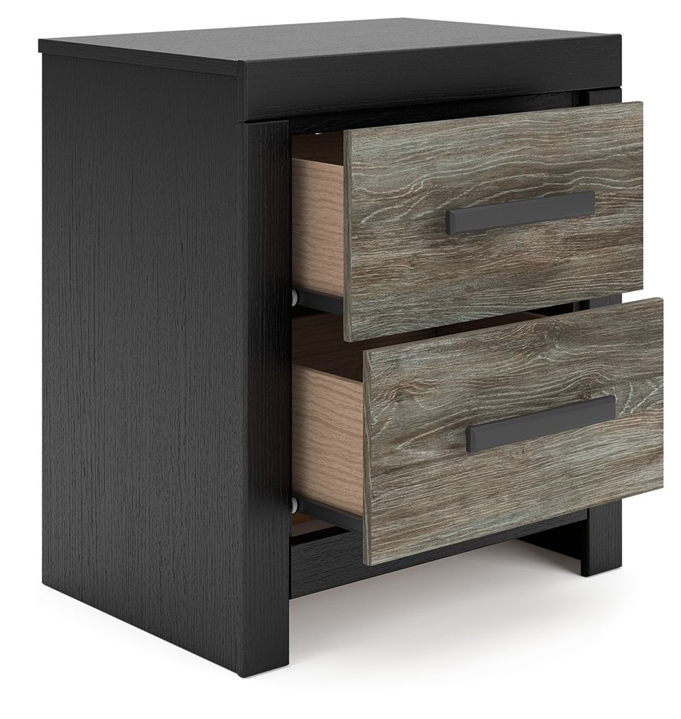 Broachmyn - Two Drawer Night Stand - Hornell Furniture Outlet