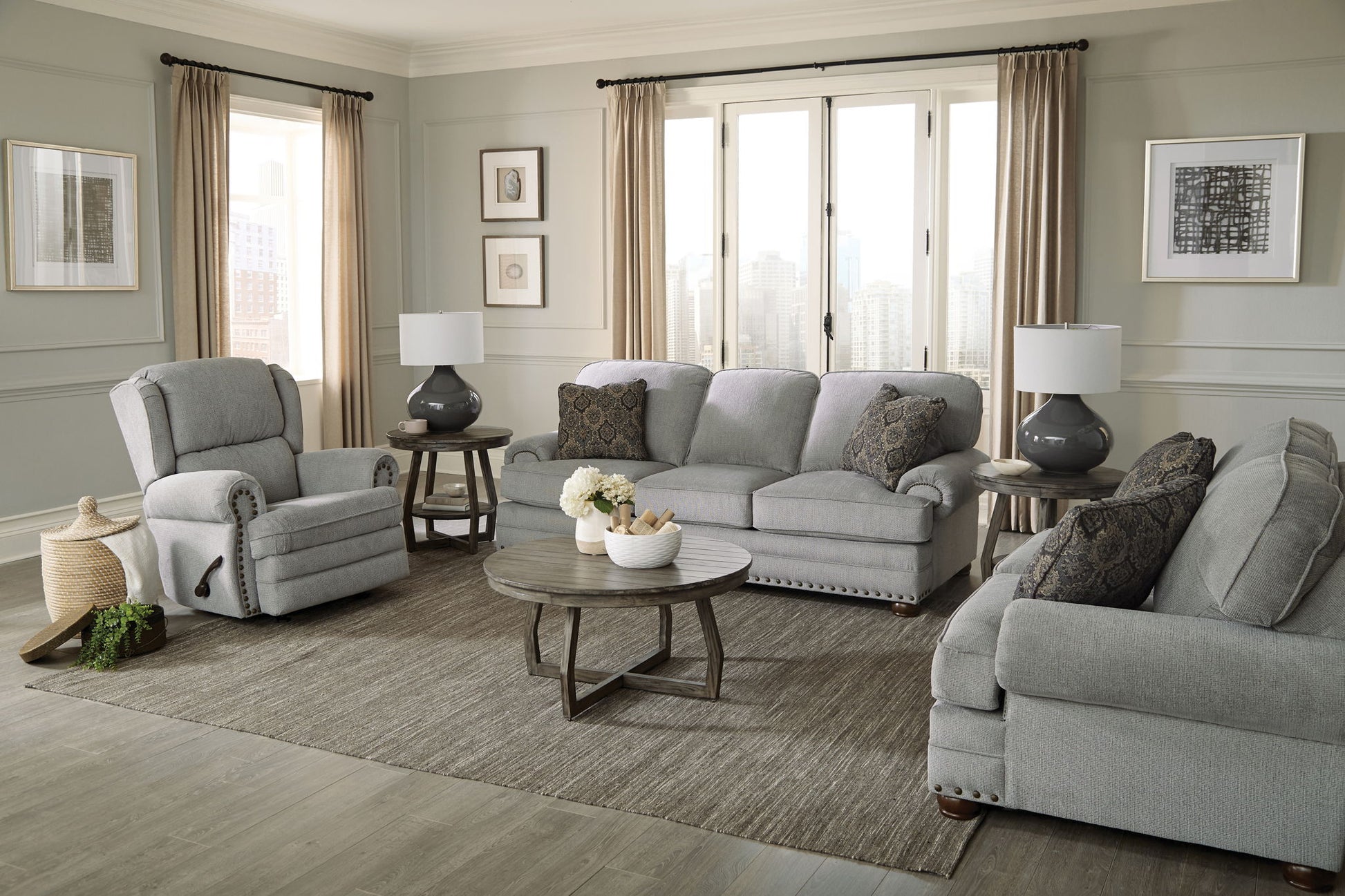 Singletary - Loveseat - Hornell Furniture Outlet