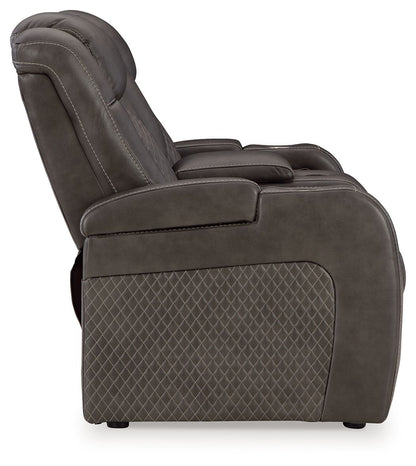 Fyne - dyme - Reclining Living Room Set - Hornell Furniture Outlet