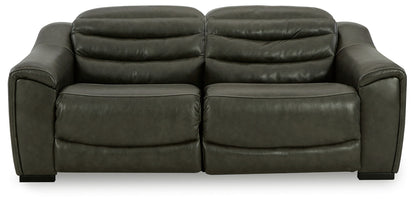 Center Line - Power Recliner Sectional - Hornell Furniture Outlet