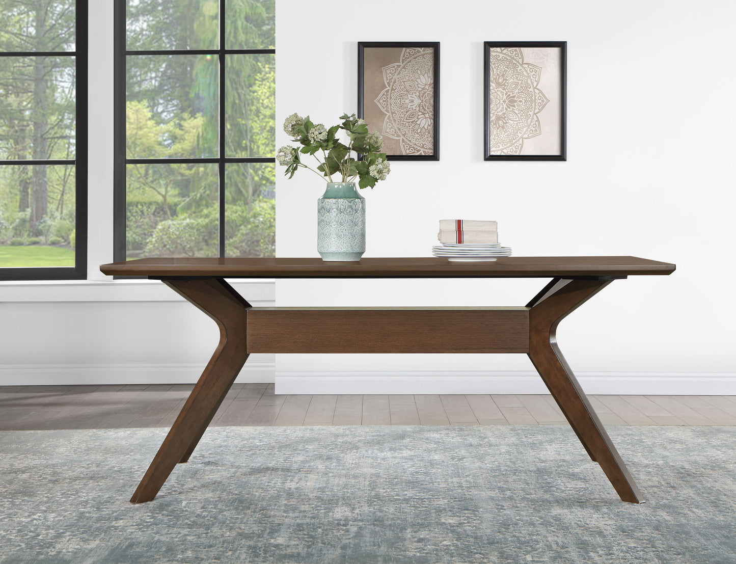 Quinn - Dining Table - Dark Brown - Hornell Furniture Outlet