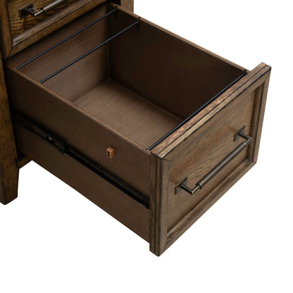 Carolina Park - Jr Executive Credenza - Brown - Hornell Furniture Outlet