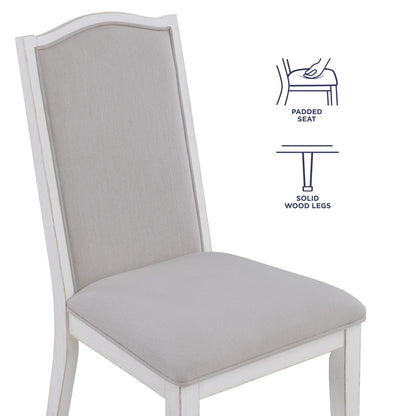 Warren - Side Chair (Set of 2) - White - Hornell Furniture Outlet