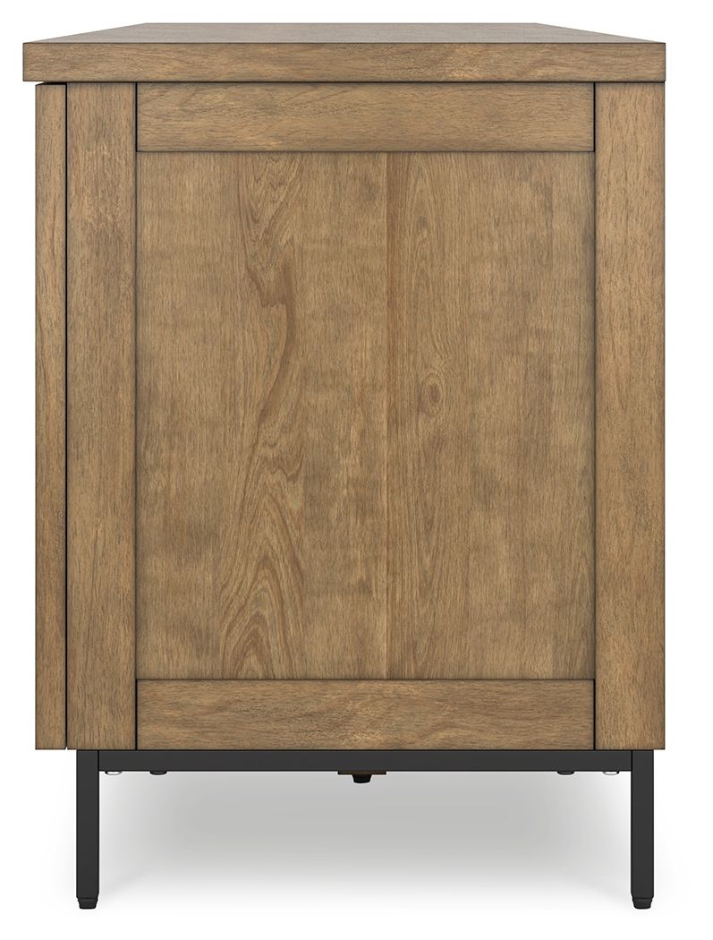 Torlanta - Brown - Extra Large TV Stand - Hornell Furniture Outlet