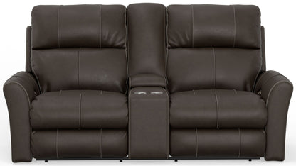 Fredda - Power Recliner Console Loveseat - Hornell Furniture Outlet