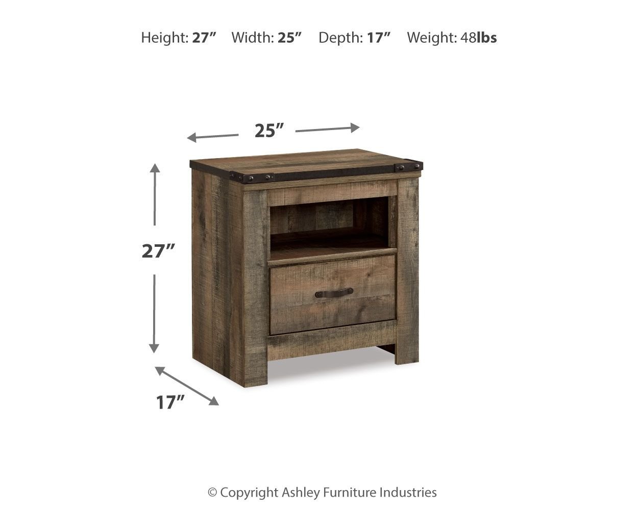 Trinell - Night Stand - Hornell Furniture Outlet