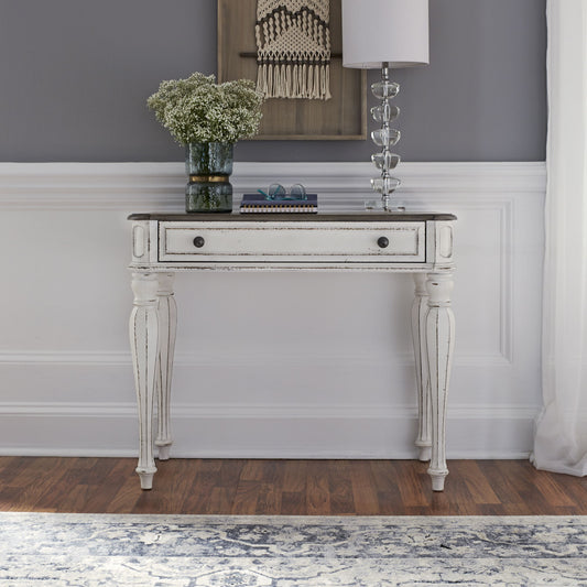 Magnolia Manor - Accent Vanity Desk/Nightstand - White - Hornell Furniture Outlet