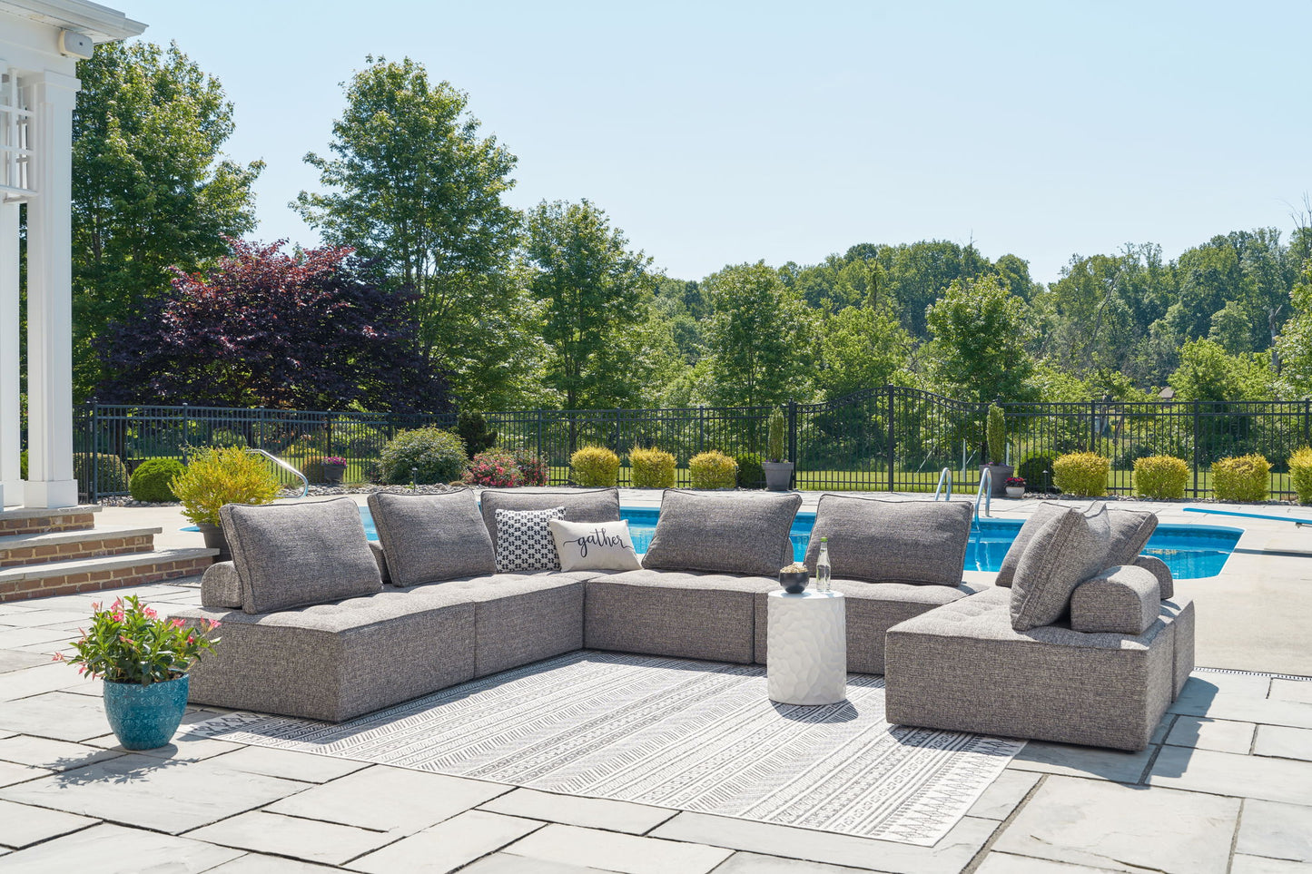 Bree Zee - Outdoor Sectional - Hornell Furniture Outlet