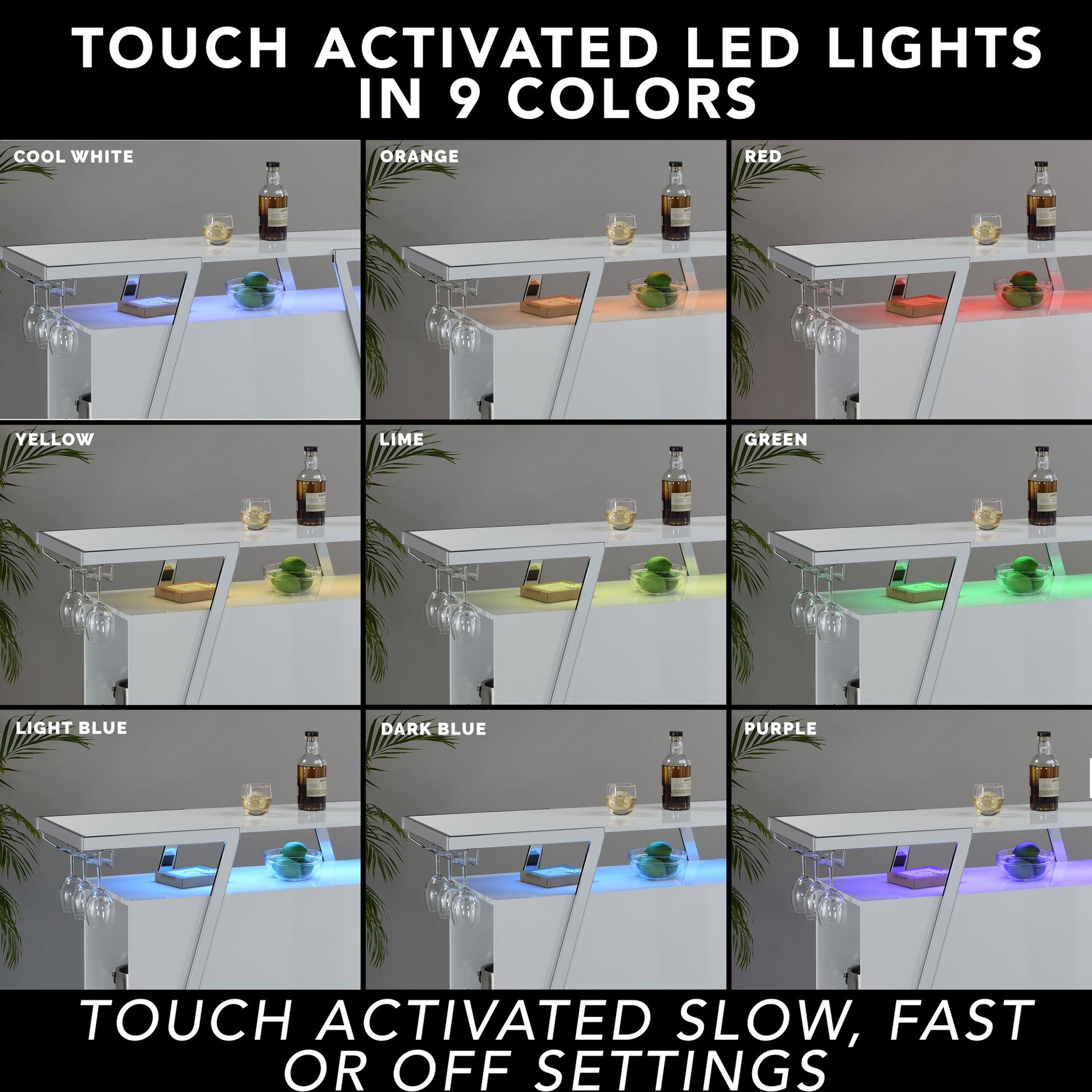 Zena - 3 Piece Bar Set - White - Hornell Furniture Outlet