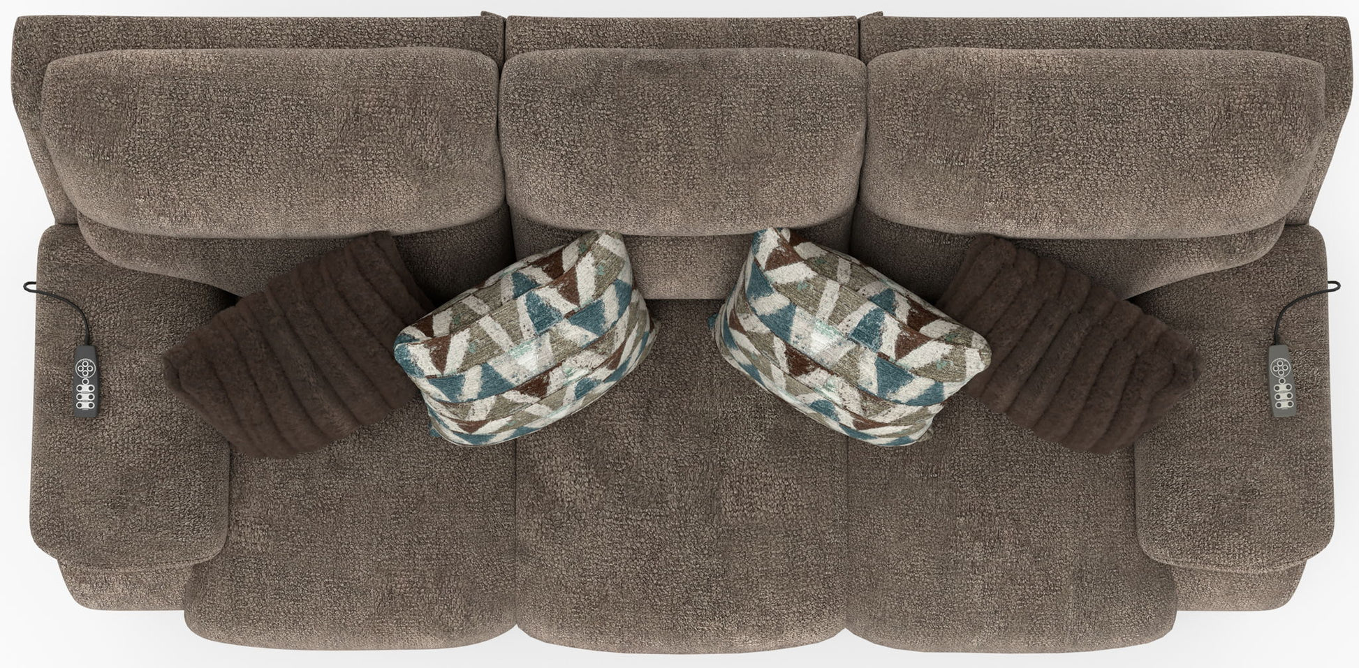 Joya - Zero Gravity Power Reclining Sofa With Power Adjustable Headrest And CR3 Heat/Massage/Lumbar - Mushroom - Hornell Furniture Outlet